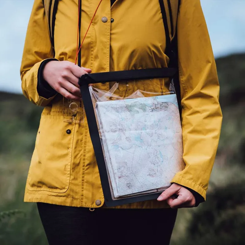 Lifeventure Waterproof Map Case in Grey-1